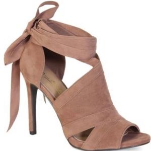 Vici wrap up open toe camel sexy high heel sandals 9